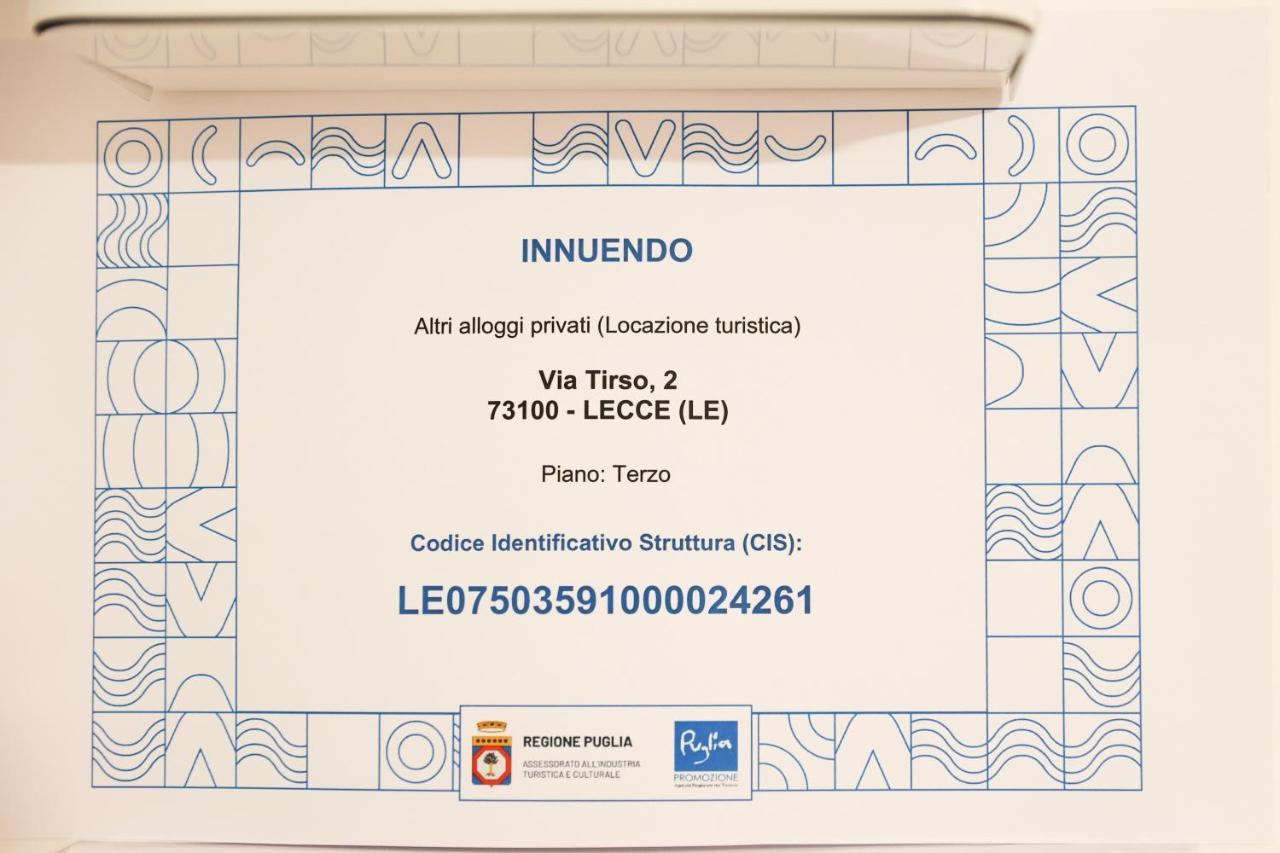 Innuendo La Terrazza House เลชเช ภายนอก รูปภาพ